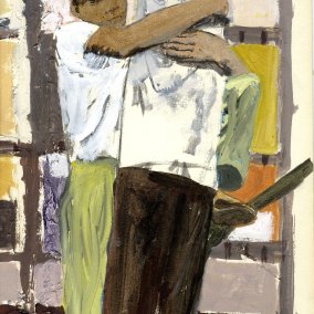 Robert Weaver, dessin pour Fortune magazine, 1960. Strasbourg, Musée Tomi Ungerer – Centre international de l’Illustration. Photo : Musées de Strasbourg