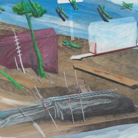 Franz Anatol Wyss (*1940), Ohne Titel, 1986<br>Aargauer Kunsthaus / Schenkung Thomas und Rita Meyer-Pabst