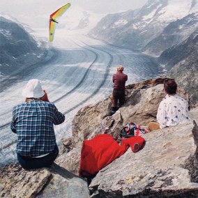 Nicolas Faure (*1949), Der Aleschgletscher, 1989 Aargauer Kunsthaus Mit Genehmigung des Künstlers © Nicolas Faure und Fotostiftung Schweiz