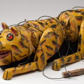 Tiger-Marionette aus Myanmar