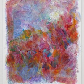 Fensterbild, Acryl auf Leinwand 2022 Hanspeter Münch, Fensterbild, Acryl auf Leinwand 2022