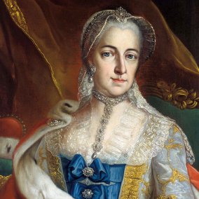 Frauenporträt in barocker Kleiderung, sitzend mit Buch