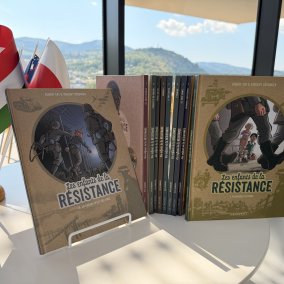 la série en 10 tomes de la bande dessinés “les enfants de la Résistance” 