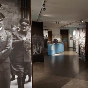Blick in die Ausstellung 'Elsass 1940-45' Blick in die Ausstellung 'Elsass 1940-45'