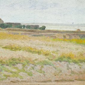 Hermann Daur, Häuser am Meer, Sammlung Dreiländermuseum