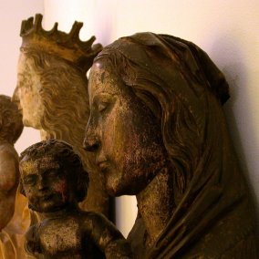 Madonnen aus der Sammlung des Dreiländermuseums. Foto: Martin Wundsam Madonnen aus der Sammlung des Dreiländermuseums. Foto: Martin Wundsam