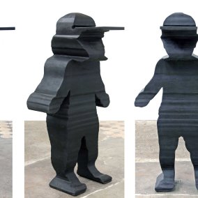 Matthias Dämpfle, Schütze/Junge, Beton, 2020. © M. Dämpfle