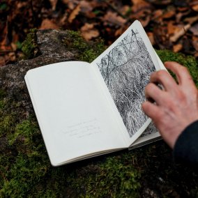 Skizzenbuch von Emmanuel Henninger, 'Urwald von morgen', Foto: O. Kramer