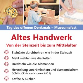 Plakat Museumsfest Altes Handwerk Plakat Museumsfest Altes Handwerk