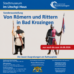 Ausstellung von "Römern & Rittern in Bad Krozingen" verlängert bis 16.08.26