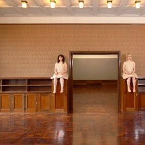 BiglerWeibel, Prozessskizze aus dem Kunstprojekt 2024–2026 rund um die Räumlichkeiten und die Renovation des Museums Langmatt