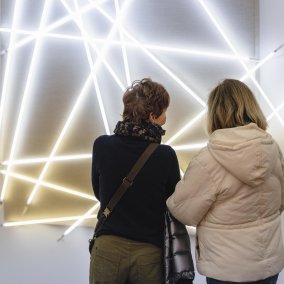 François Morellet, Mask King Tape, 1985 © Archives François Morellet / Adagp, Paris, 2025