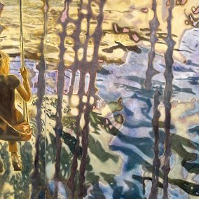 Oeuvre lauréate du concours Talents Contemporains 13e édition intitulée "Perdre Pied" de l'artiste Pascale Ettlin.