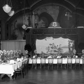 Restaurant Kunsthalle, 1973. Foto: Hans Bertolf, Staatsarchiv Basel-Stadt, BSL 1013 1-6112 1