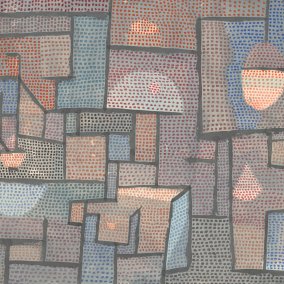 Paul Klee, eins der schönsten Gleichnisse, 1933, 61 (Detail), Aquarell auf Papier auf Karton, 48,5 × 62,2 cm, Zentrum Paul Klee, Bern, Museumsstiftung für Kunst der Burgergemeinde Bern