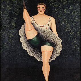 Camille Bombois, La Danseuse, env. 1959, huile sur toile,  54.8 x 46 cm, Courtesy Sammlung Zander, Köln, photo: Alistair Overbruck © 2026, ProLitteris Zurich