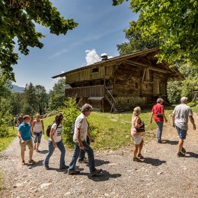 Gruppenführung im Freilichtmuseum Ballenberg 