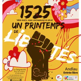 1525, un printemps de libertés Affiche de l'exposition
