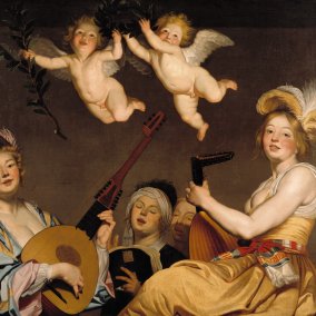 Gerrit van Honthorst oder Werkstatt, Das Konzert, nach 1624 © GDKE, Landesmuseum Mainz, Foto: U. Rudischer