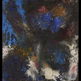Otto Greis, Blauer Aufbruch, 1952, Öl auf Leinwand © GDKE Landesmuseum Mainz, Foto: A. Garth