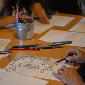 Portrait de dragon - Atelier de dessin ©Shootyfix Portrait de dragon - Atelier de dessin ©Shootyfix