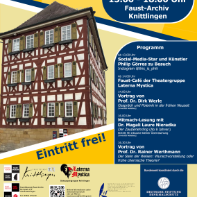 Plakat Tag des offenen Denkmals mit Programm 