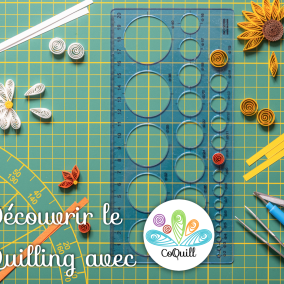 Atelier d’été pour Adulte - Initiation au quilling avec co.quill.. Thème floral