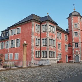 Eingang Lobdengau-Museum Ladenburg über den Bischofshof