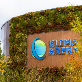 Klima Arena von außen