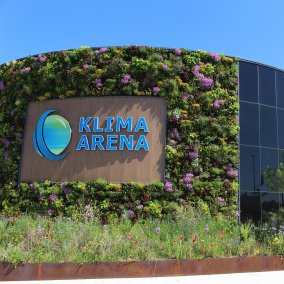 Klima Arena von außen
