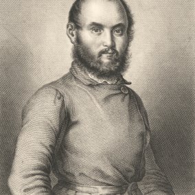 Zeichnung von Gustav Struve © Stadtarchiv Offenburg