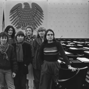 Fraktionssprecherinnen die Grünen 1984 © Majestic picture alliance - Sven Simon