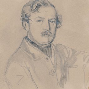 Zeichnung von Gustav Rée