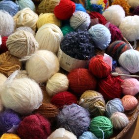 Petites pelotes de laine