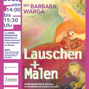Plakat zu Lauschen + Malen 