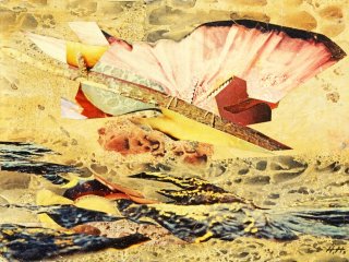 Hannah Höch Fata Morgana, 1957 Collage, 21.2 x 28.2 cm Private collection © 2023, ProLitteris, Zurich