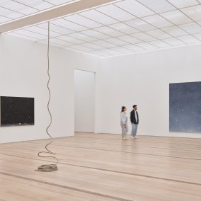 Oeuvres de Vija Celmins présentées lors de l'exposition à la Fondation Beyeler
