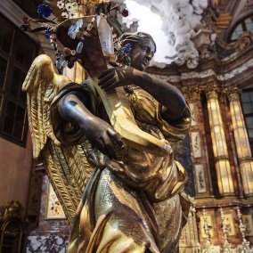 Statue in the church of Rastatt