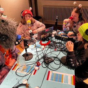 Bild der Radiobande bei der Liveshow