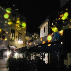 Lichter auf dem Museumsplatz