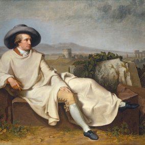 J.H.W. Tischbein: Goethe in der Campagna