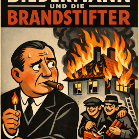 Plakat Biedermann und die Brandstifter