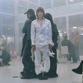 Credits: Graduate Presentations 2026, Sofiia Shymanska, HIDE AND SEEK, Photo by Corinne Wenger for Doing Fashion HGK Basel FHNW