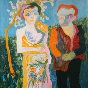 Ferdinand Hodller (1853-1918), Tänzerin, 1913-1914 <br>Öl auf Leinwand, 39 x 40 cm<br>Aargauer Kunsthaus<br> Foto: Brigitte Lattmann