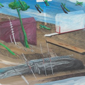 Franz Anatol Wyss (*1940), Ohne Titel, 1986<br>Aargauer Kunsthaus / Schenkung Thomas und Rita Meyer-Pabst