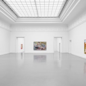 Ausstellungsansicht im ersten Raum der Staatlichen Kunsthalle Baden-Baden 