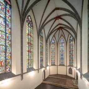 Die berühmten Glasfenster im Kloster Königsfelden