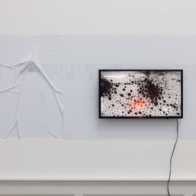 Ausstellungsansicht, Anna Barham: delirious mantra, Badischer Kunstverein, Karlsruhe 2026, Foto: Felix Grünschloß
