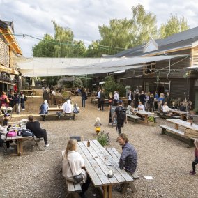 Banegaarden, ökologisches Dorf und grüne Oase «hinter den sieben Gleisen» des Hauptbahnhofs Kopenhagen. Foto Bjarke Ørsted