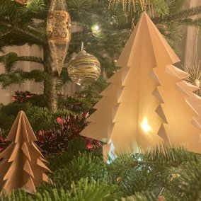 Atelier de Noël : Créez votre forêt de sapins en origami (Adulte)